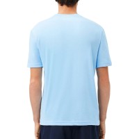 Camiseta Lacoste Sport Regular Fit Azul Pastel  Oferta + Barato