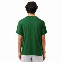 Camiseta Lacoste Sport Regular Fit Verde Escuro  Oferta + Barato