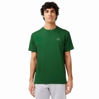 Camiseta Lacoste Sport Regular Fit Verde Escuro  Oferta + Barato