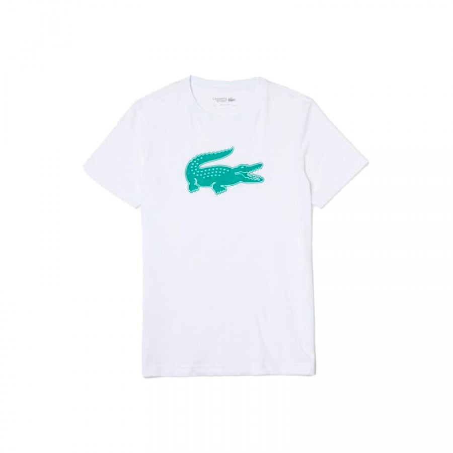 Lacoste Sport T-shirt Respirant Blanc  Offre - Pas cher