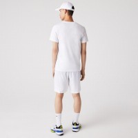 Lacoste Sport T-shirt Respirant Blanc  Offre - Pas cher