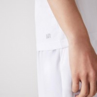 Lacoste Sport T-shirt Respirant Blanc  Offre - Pas cher