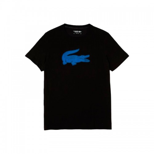 Lacoste Sport T-shirt Respirant Noir
