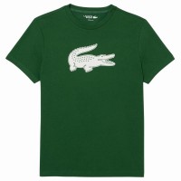 Lacoste Sport Green White T-Shirt  Offer + Cheap
