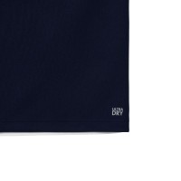 T-shirt Lacoste Ultra Dry Blanc Bleu Marine  Offre - Pas cher