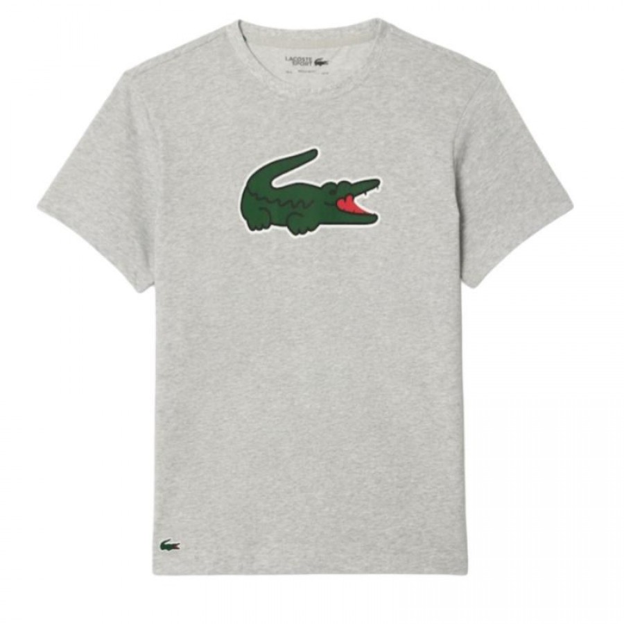 T-shirt Lacoste Ultra Dry Gris  Offre - Pas cher