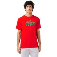 T-shirt Lacoste Ultra Dry Rouge  Offre - Pas cher