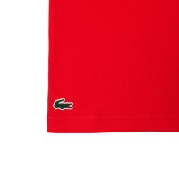 T-shirt Lacoste Ultra Dry Rouge  Offre - Pas cher