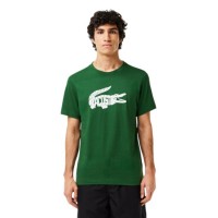 T-shirt Lacoste Ultra Dry Vert  Offre - Pas cher