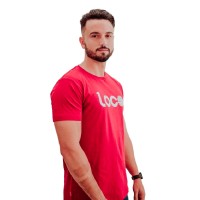 Essência da camiseta louca Borgonha Branca  Oferta + Barato