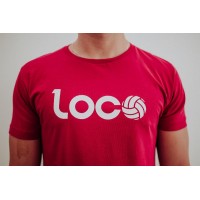 Essência da camiseta louca Borgonha Branca  Oferta + Barato