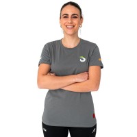 Camiseta Lok A1 Padel Glacier Gris Mujer  Oferta + Barato