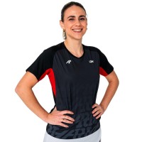 Camiseta Lok A1 Padel Stanish Negro Mujer  Oferta + Barato