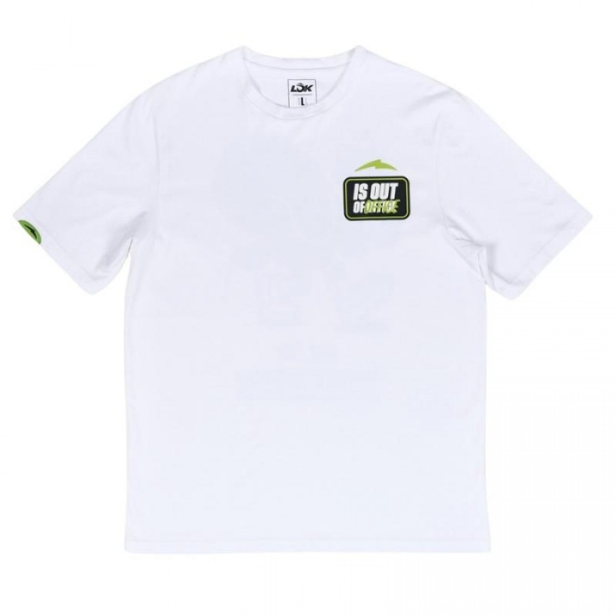 Camiseta Lok Out Of Office Blanco  Oferta + Barato