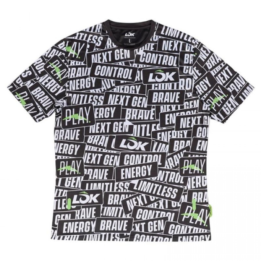 Camiseta Lok Sticker Storm Negro  Oferta + Barato