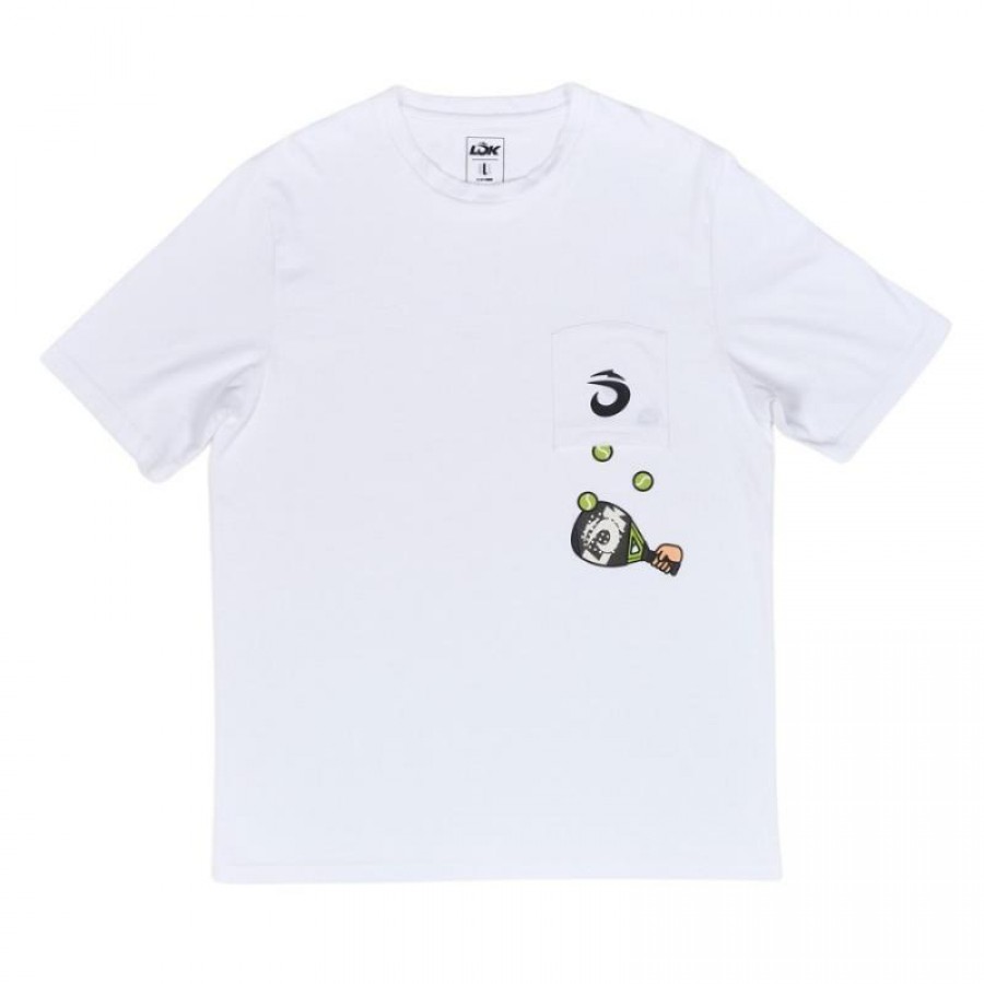 Camiseta Lok The Juggler Blanco  Oferta + Barato