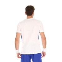 Camiseta Lotto Tech I D2 Blanco Brillo Azul  Oferta + Barato