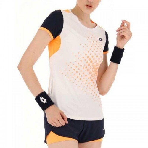 Lotto Top IV White Orange Women''s T-Shirt