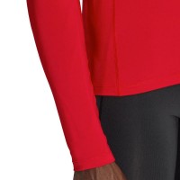 Adidas Techfit Maglietta Manica Lunga Rosso  Offerta + Economico