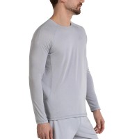 Bullpadel Amer Pearl Grey Long Sleeve T-Shirt