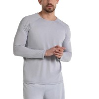 Bullpadel Amer Pearl Grey Long Sleeve T-Shirt