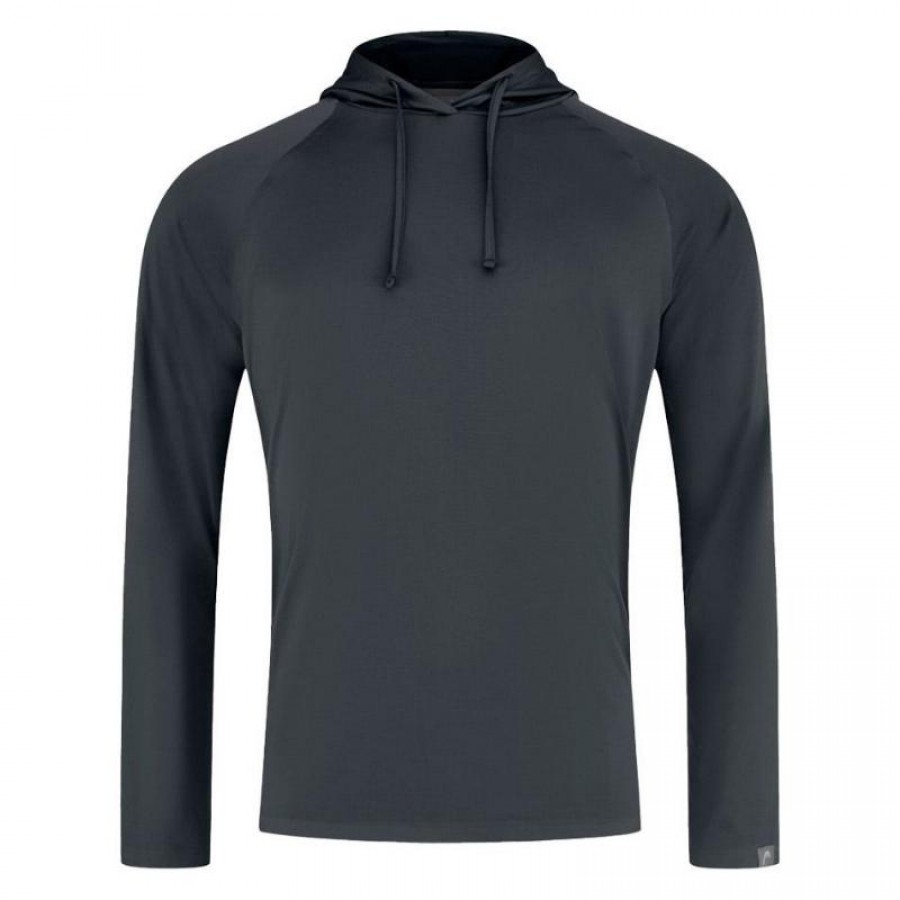 Camiseta Manga Larga Cabeça Funcional Negro  Oferta + Barato