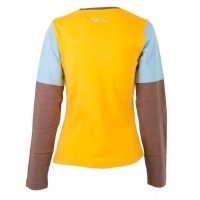 Varlion MD M/L06-MC617 Camiseta de manga comprida Amarelo Mulher  Oferta + Barato