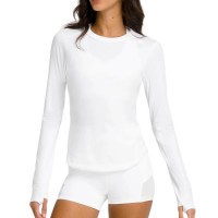 Camiseta de Manga Longa para Mulheres Wilson All Day White  Oferta + Barato
