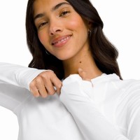 Camiseta de Manga Longa para Mulheres Wilson All Day White  Oferta + Barato