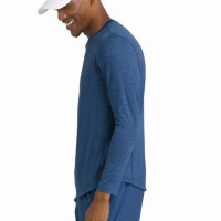 Camiseta Manga Larga Wilson Everyday Performance Azul Court  Oferta + Barato