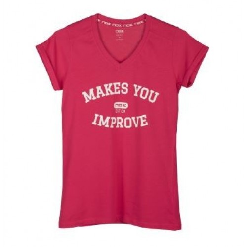 Camiseta Nox Mujer Basic Rosa