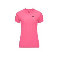 Camiseta PadelPoint Tournament Rosa Fluor Mujer  Oferta + Barato