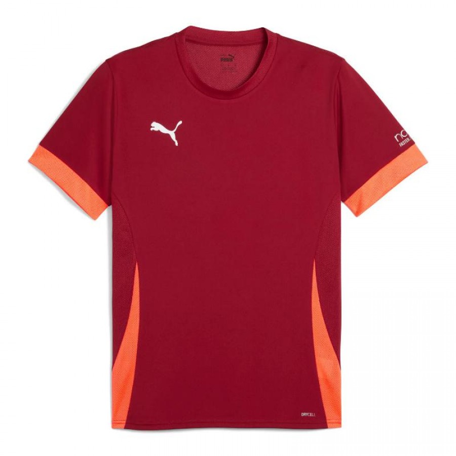 T-shirt Puma Individual Rouge Fonce  Offre - Pas cher
