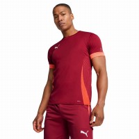 T-shirt Puma Individual Rouge Fonce  Offre - Pas cher