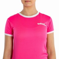 Softee Galaxy Fucsia Fluor Bianco Maglietta da donna