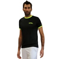 Camiseta Softee Galaxy Negro Amarillo Fluor  Oferta + Barato