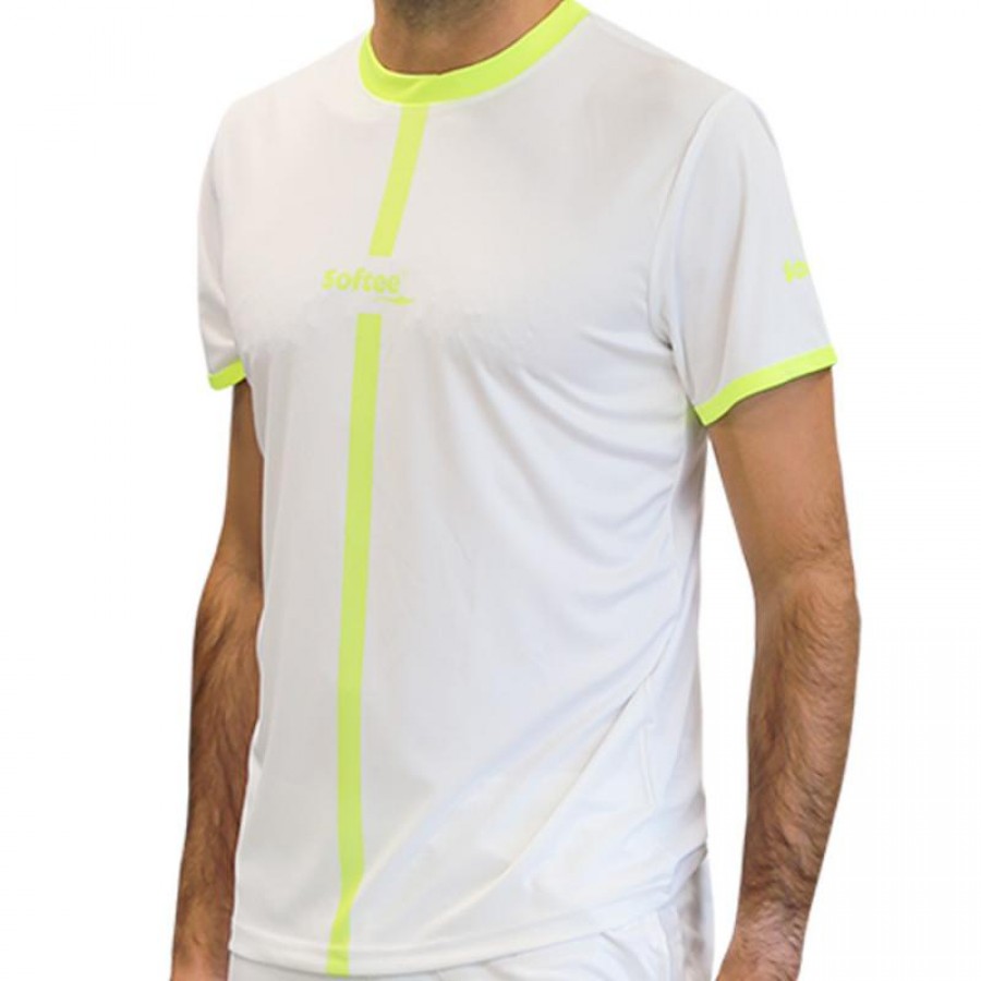 Softee Tipex White Yellow Fluor Junior T-Shirt  Offer + Cheap