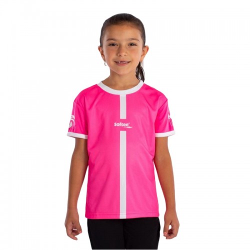 Softee Tipex Fuchsia Fluor White Junior T-Shirt