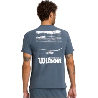 Camiseta Wilson Easy Street Azul  Oferta + Barato
