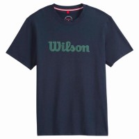 Camiseta Wilson Easy Street Azul Marino Verde  Oferta + Barato