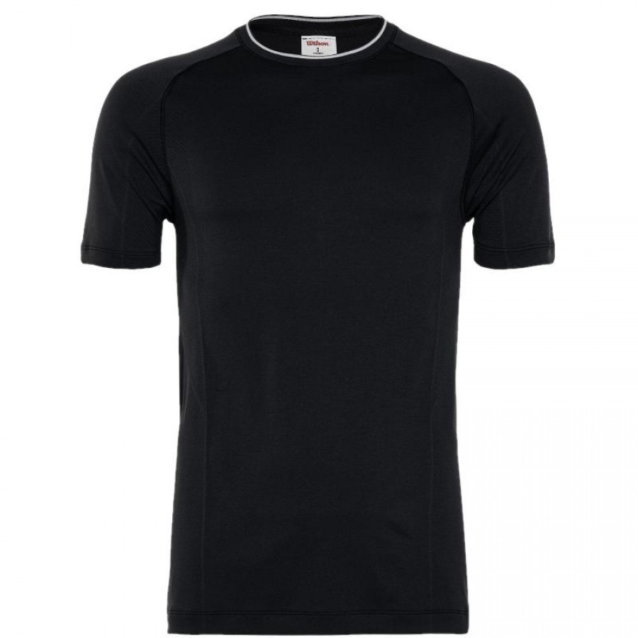 Camiseta Wilson Team Seamless Crew Negro  Offer + Cheap