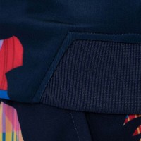 Chaqueta Bidi Badu Wild Arts Impresso Azul Oscuro Rojo Mix  Oferta + Barato