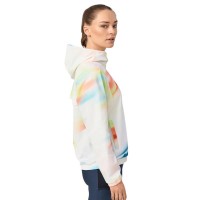 Jaqueta feminina com estampa de borrão de cabeça  Oferta + Barato