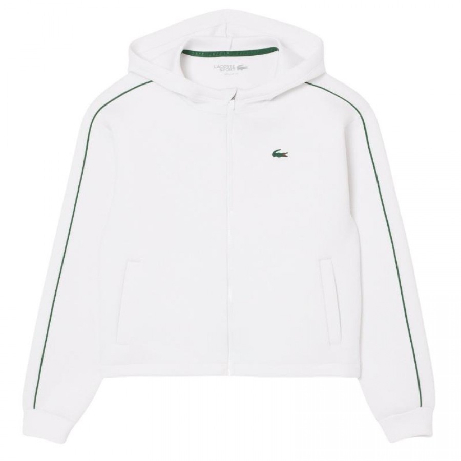 Lacoste Ultra Dry White Women''s Jacket  Offer + Cheap