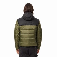 Veste Lacoste Kaki Vert Noir  Offre - Pas cher