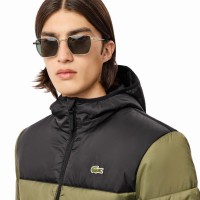 Veste Lacoste Kaki Vert Noir  Offre - Pas cher