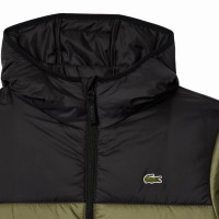 Veste Lacoste Kaki Vert Noir  Offre - Pas cher