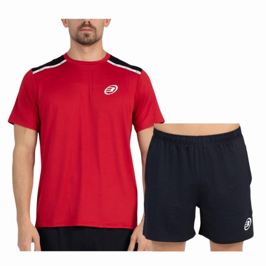 Conjunto Bullpadel Adventure Performance Cherry Black