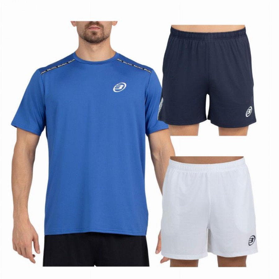 Conjunto Bullpadel Adventure Performance Navy x3