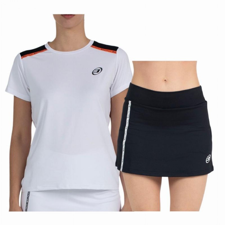Conjunto Bullpadel Adventure W Performance Branco Preto